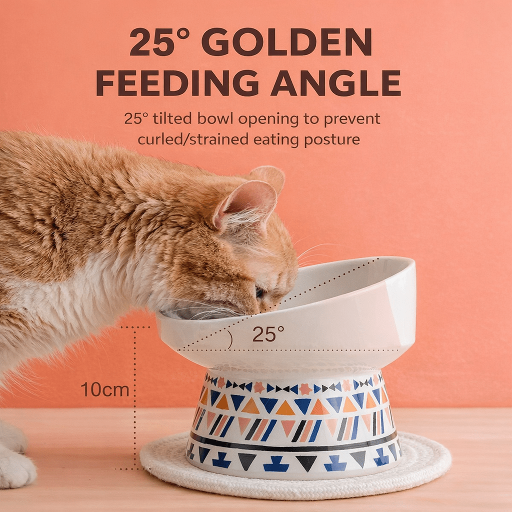 Bohemian Pet Bowl - Always Whiskered