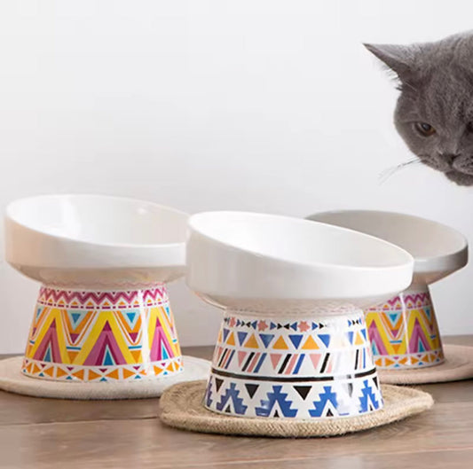 Bohemian Pet Bowl - Always Whiskered