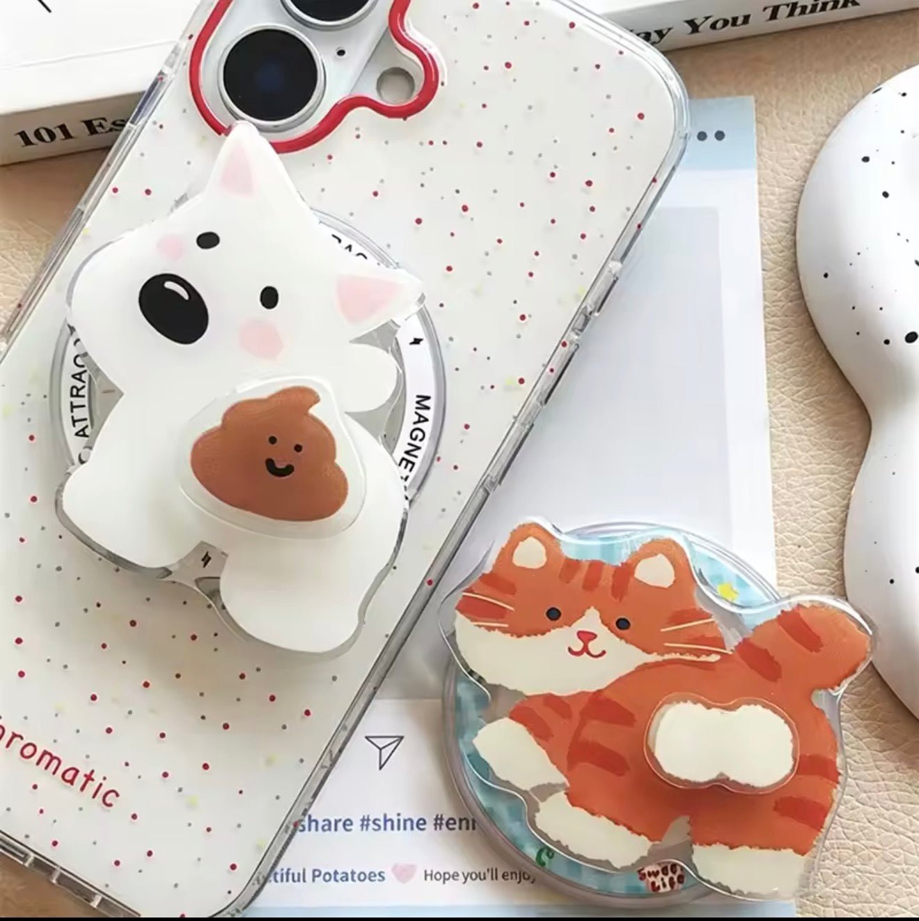 BootyPaws MagSafe Phone Grip - Always Whiskered