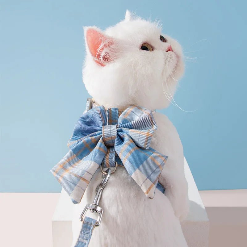 Bowsome Cat Harness + Leash - Always Whiskered