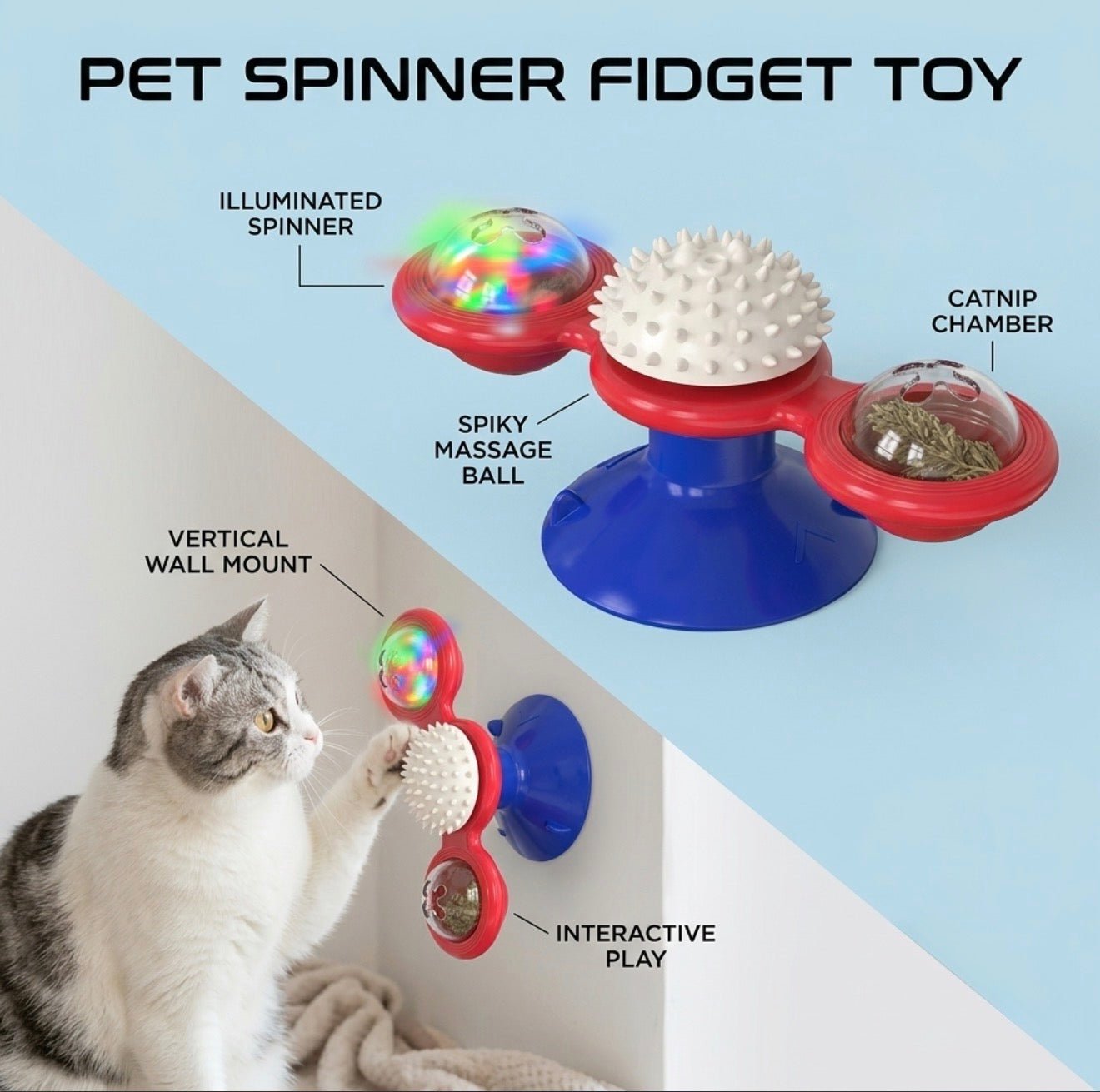 Cat Fidget Spinner - Always Whiskered