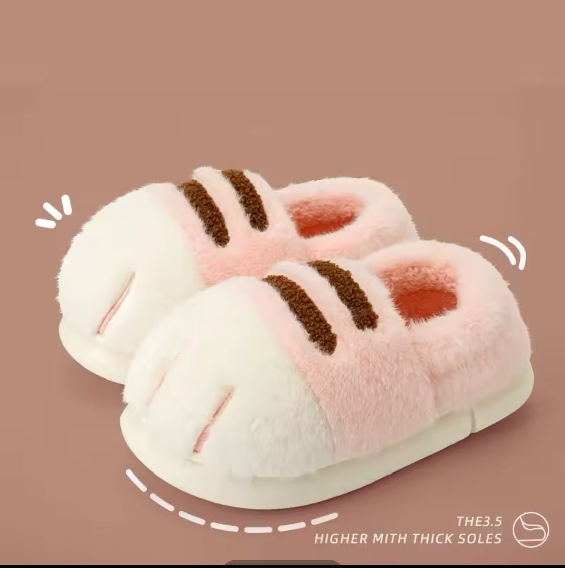 Cat Paw Slippers | Cozy Fluffy House Shoes - Always Whiskered