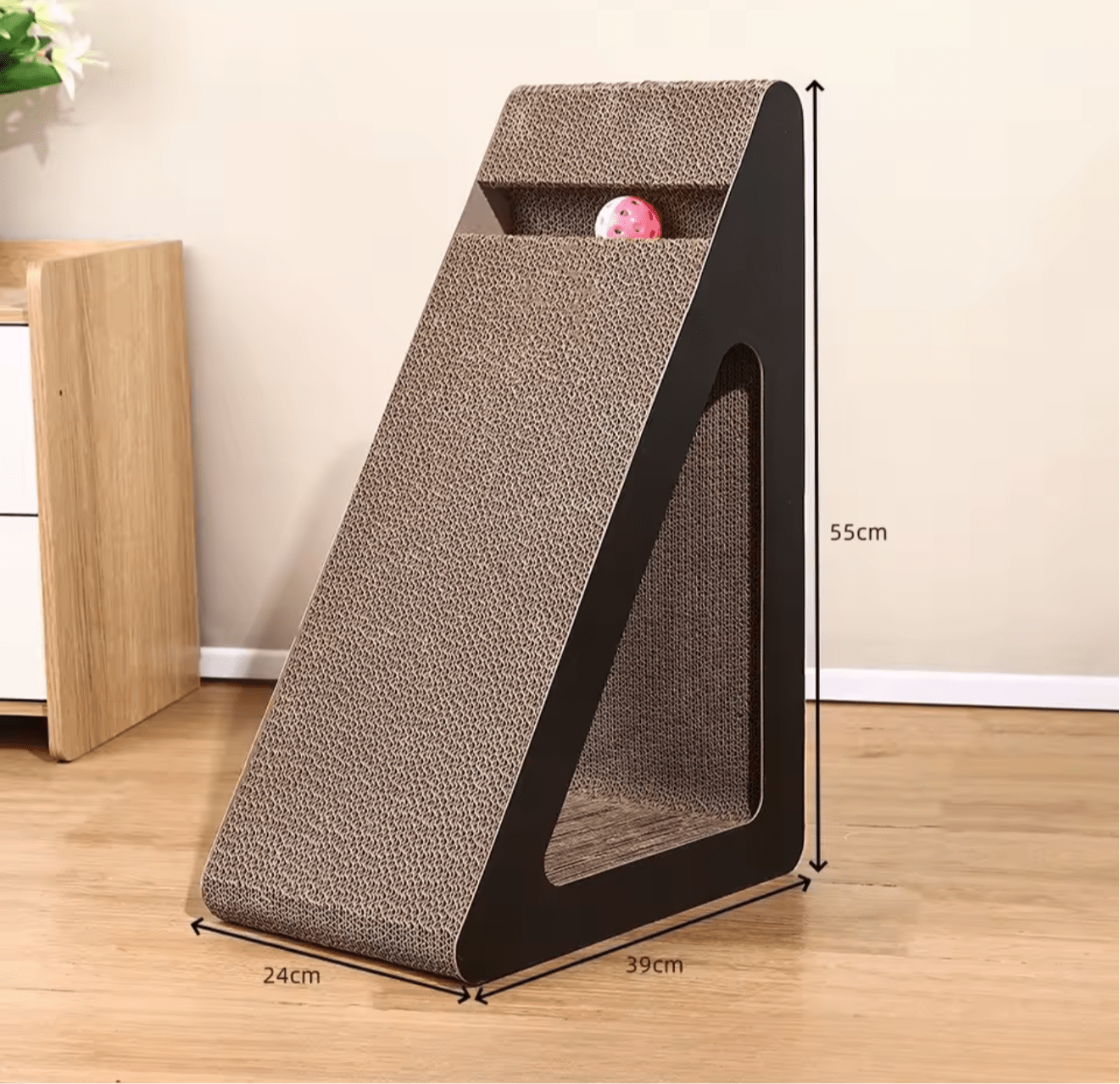 Cat Scratcher with Ball - Always Whiskered
