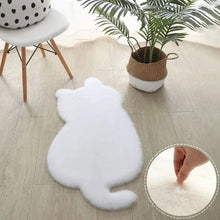 Cat Silhouette Plush Rug - Always Whiskered