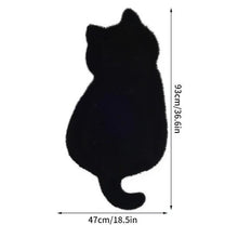 Cat Silhouette Plush Rug - Always Whiskered