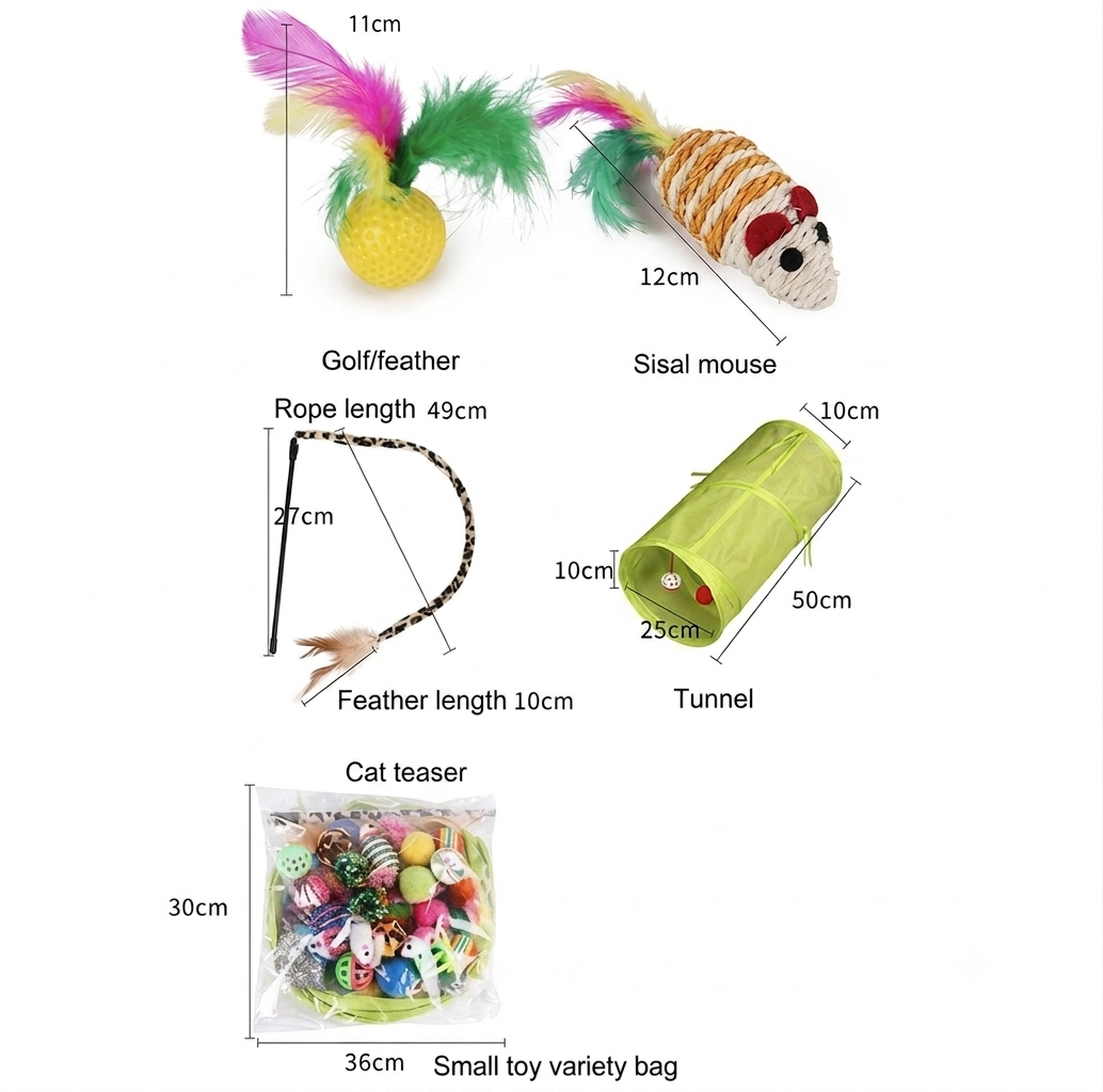 Cat Toys Bundle - Always Whiskered
