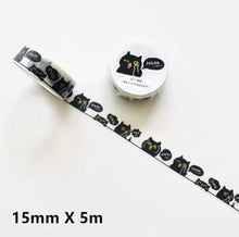 Cat Washi Adhesive Tape (pack of 2) - Always Whiskered