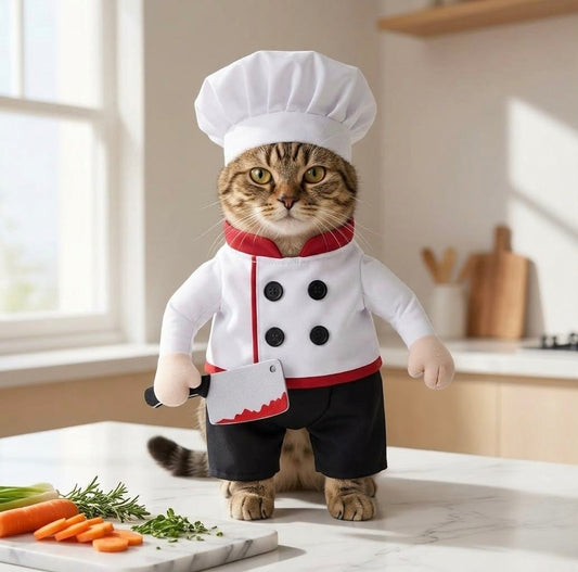 Chef Pet Costume - Always Whiskered