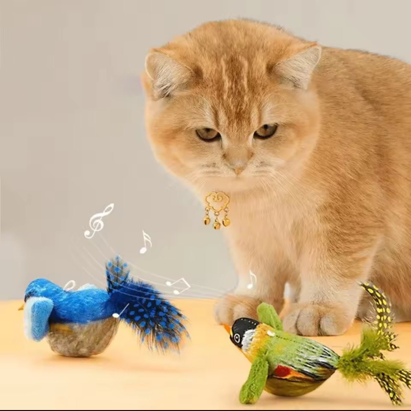 Chirpy Fly Bird Cat Toy - Always Whiskered