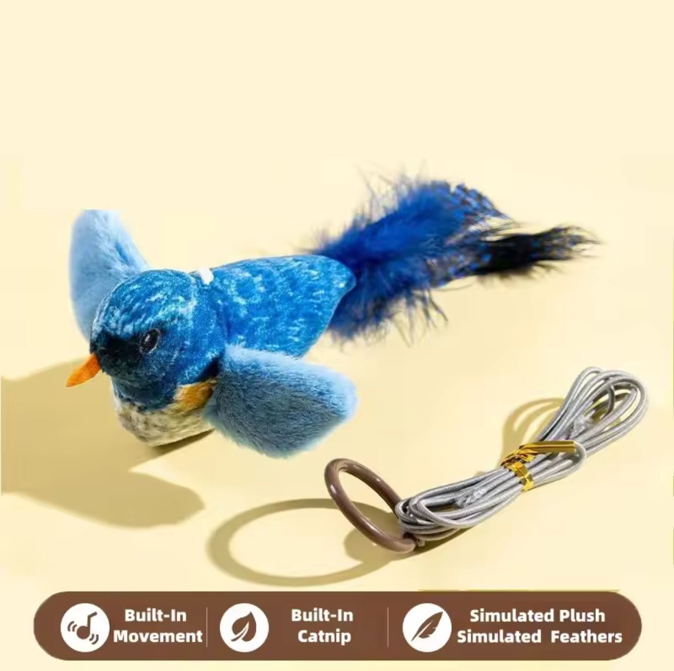 Chirpy Fly Bird Cat Toy - Always Whiskered