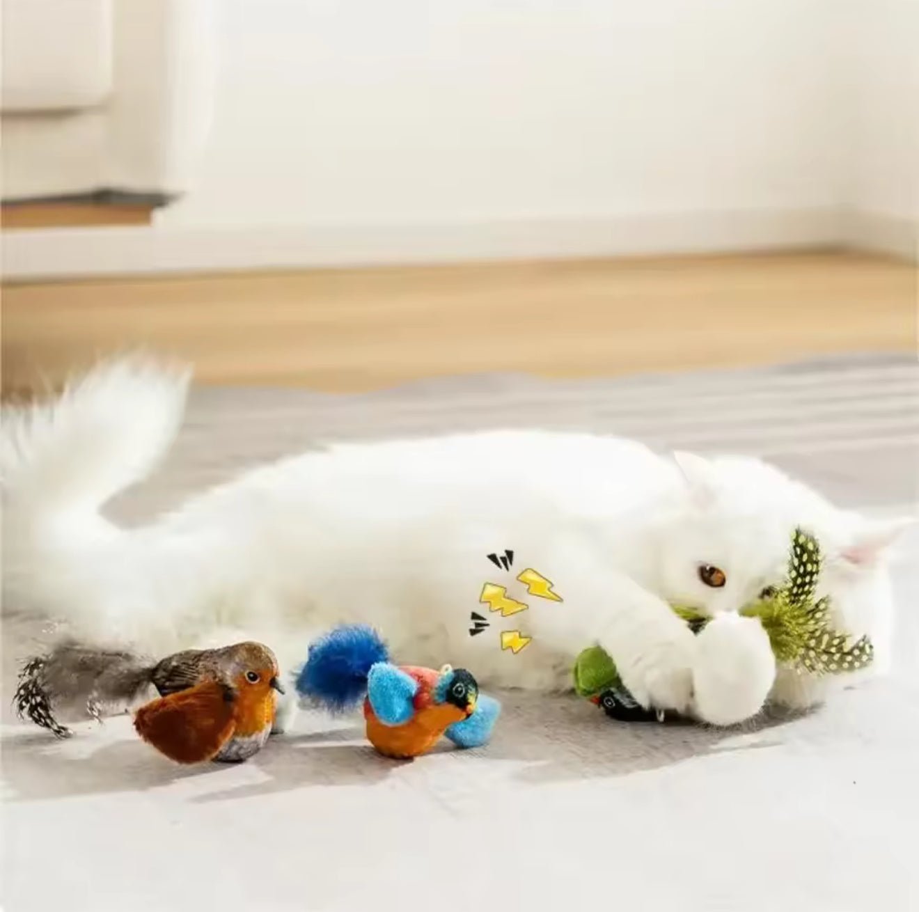 Chirpy Fly Bird Cat Toy - Always Whiskered