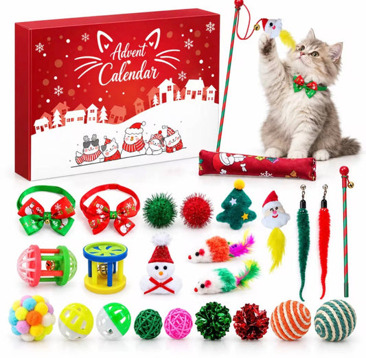 Christmas Cat Toy Advent Calendar - Always Whiskered