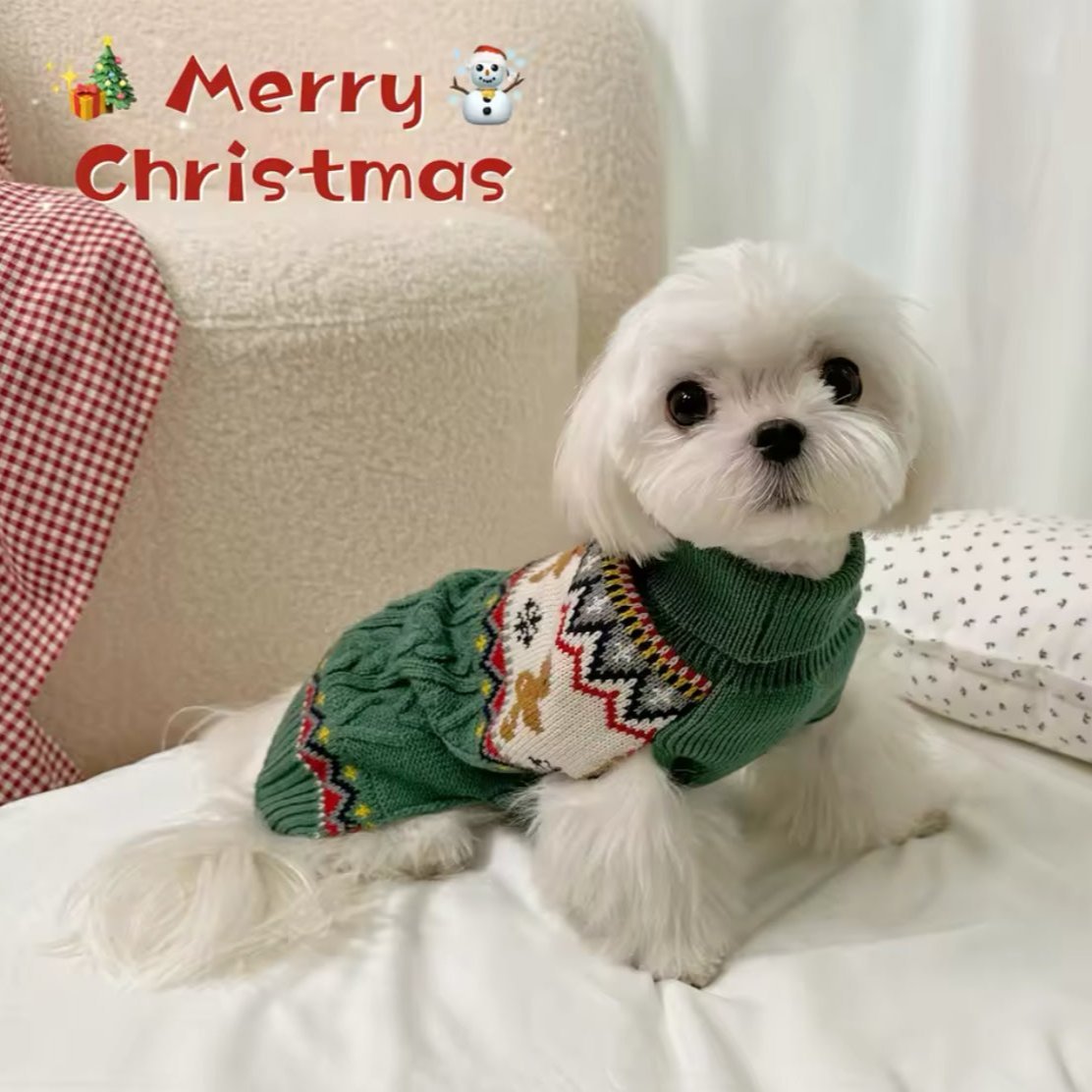 Christmas Pet Sweater - Always Whiskered