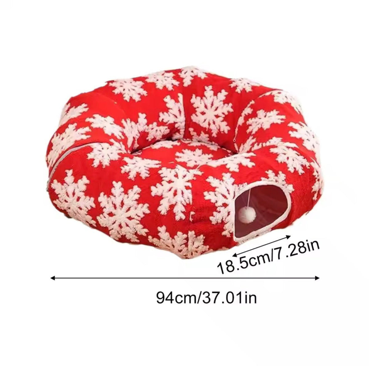 Christmas Tree Cat Tunnel - Always Whiskered