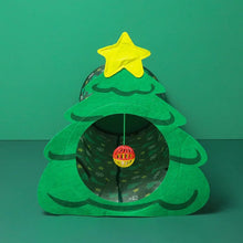 Christmas Tree Cat Tunnel - Always Whiskered