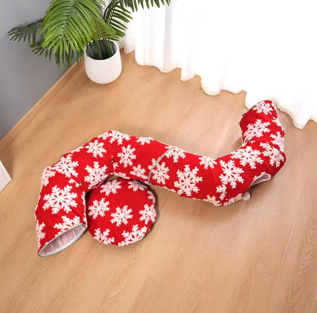 Christmas Tree Cat Tunnel - Always Whiskered
