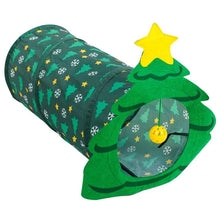 Christmas Tree Cat Tunnel - Always Whiskered