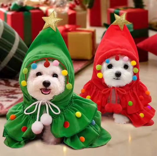 Christmas Tree Pet Costume - Always Whiskered