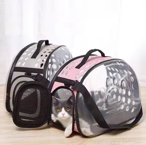Clear View Pet Carrier - Always Whiskered