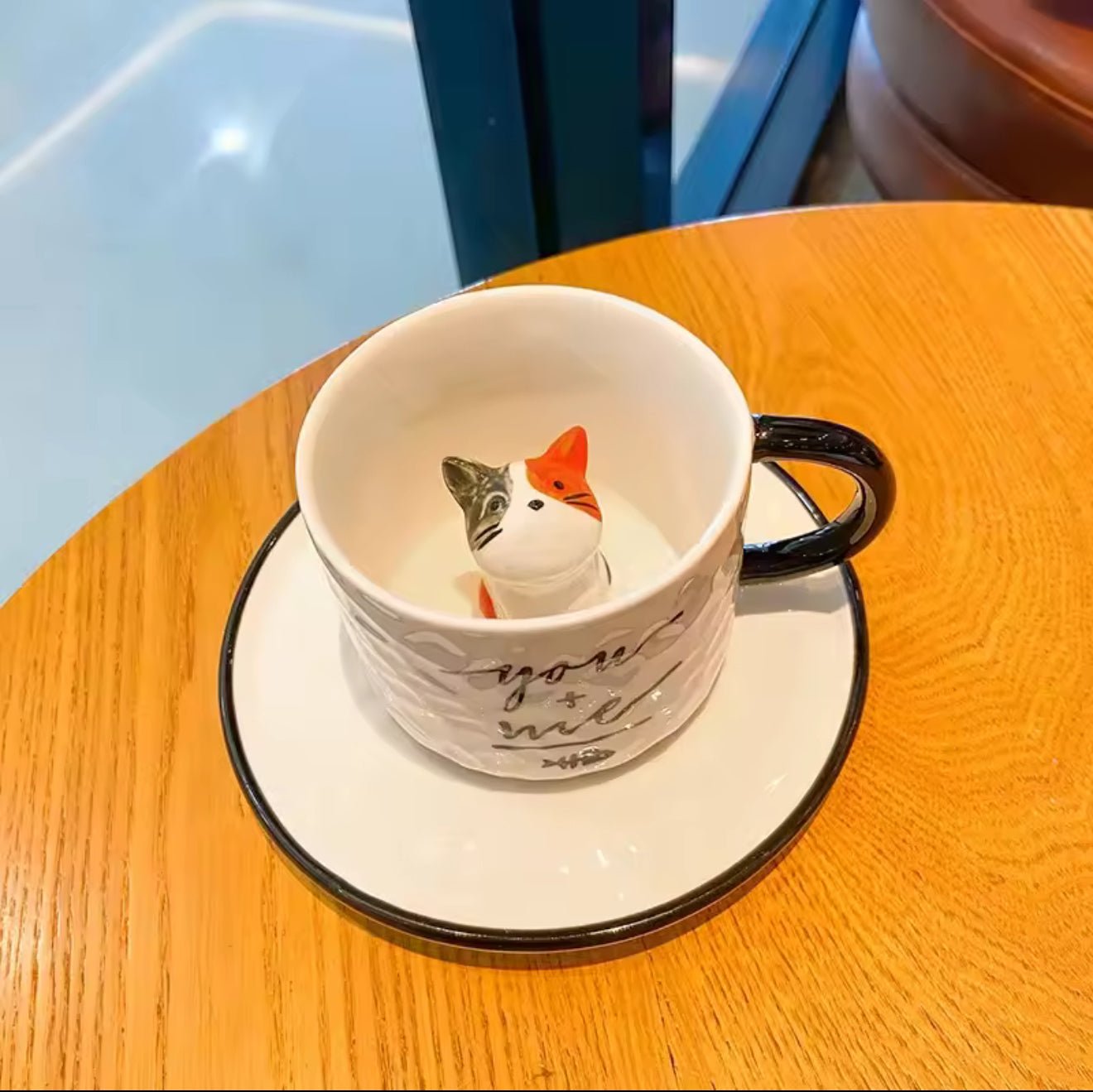 Coffee & Cat Mug Magic Mug - Always Whiskered