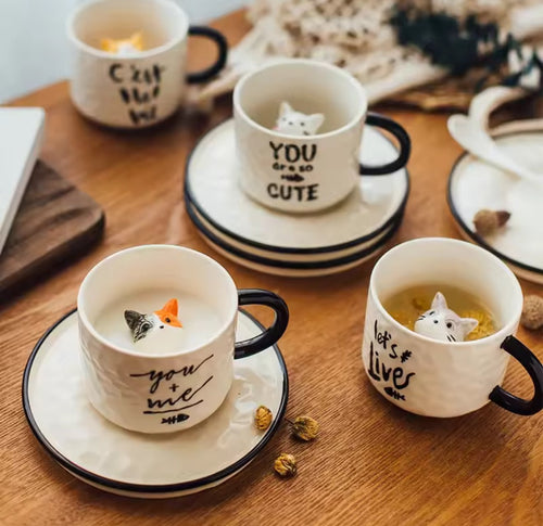 Coffee & Cat Mug Magic Mug - Always Whiskered