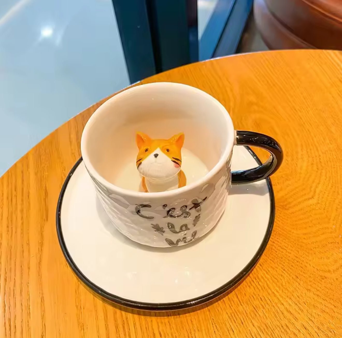 Coffee & Cat Mug Magic Mug - Always Whiskered
