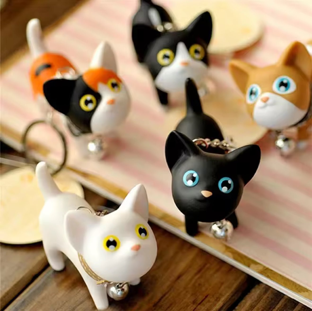 Cute Kitty Key Charm - Always Whiskered