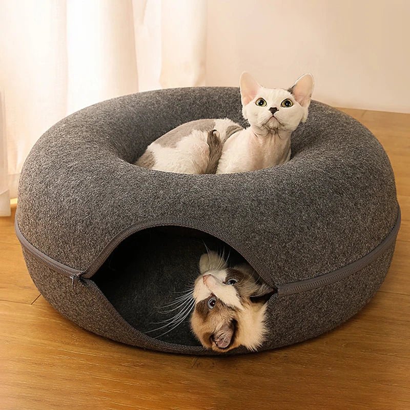 Donut Cat Cave - Always Whiskered
