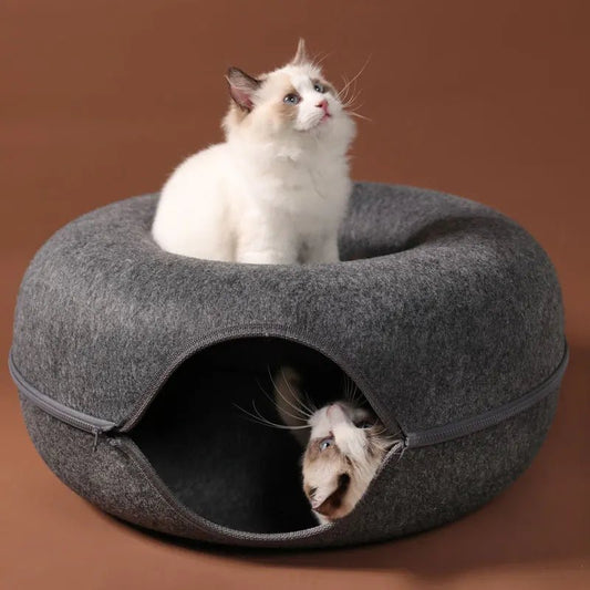 Donut Cat Cave - Always Whiskered