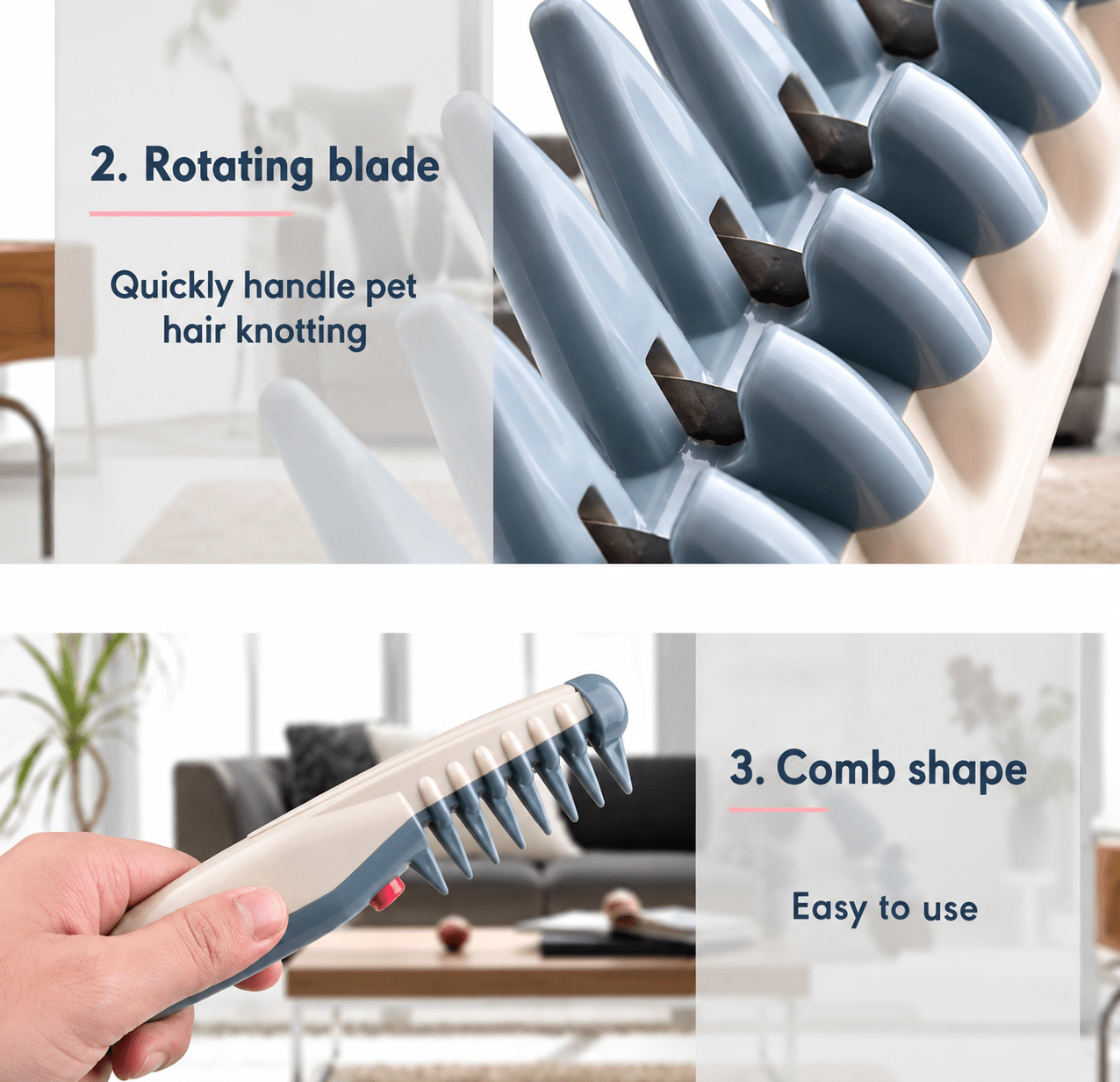 Electric Tangle Free Comb - Always Whiskered