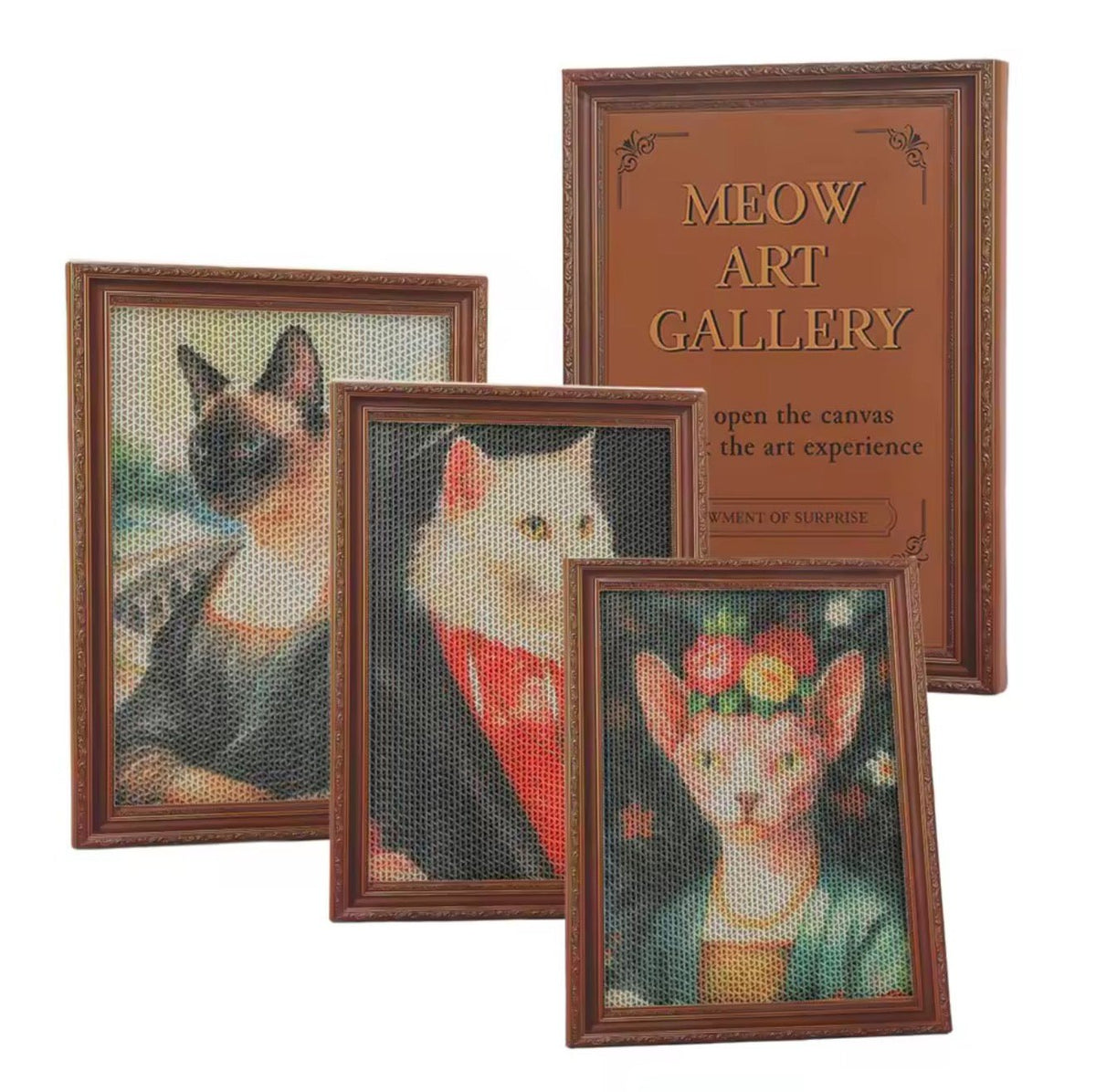 Feline Fine Wall Art Scratch Pads - Always Whiskered