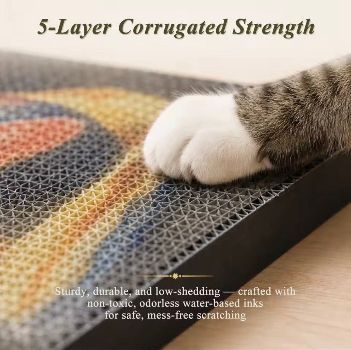 Feline Fine Wall Art Scratch Pads - Always Whiskered