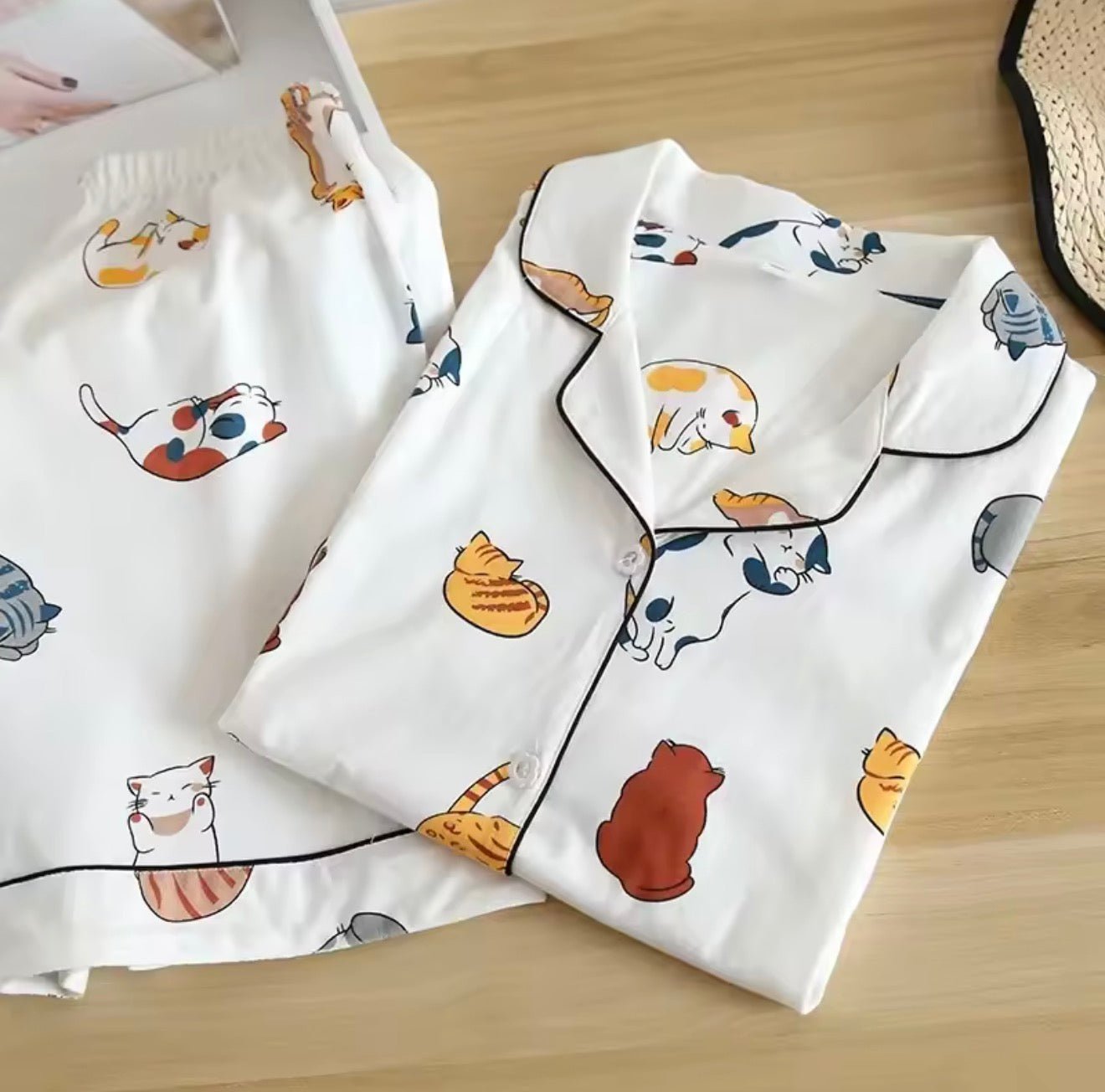 Feline Ladies Sleepwear - Always Whiskered