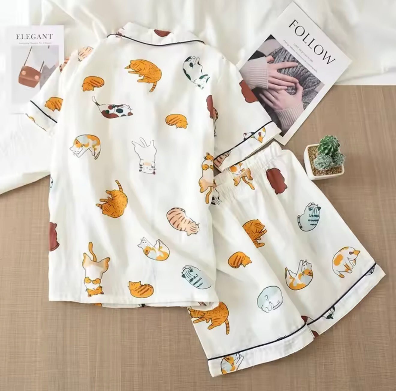 Feline Ladies Sleepwear - Always Whiskered