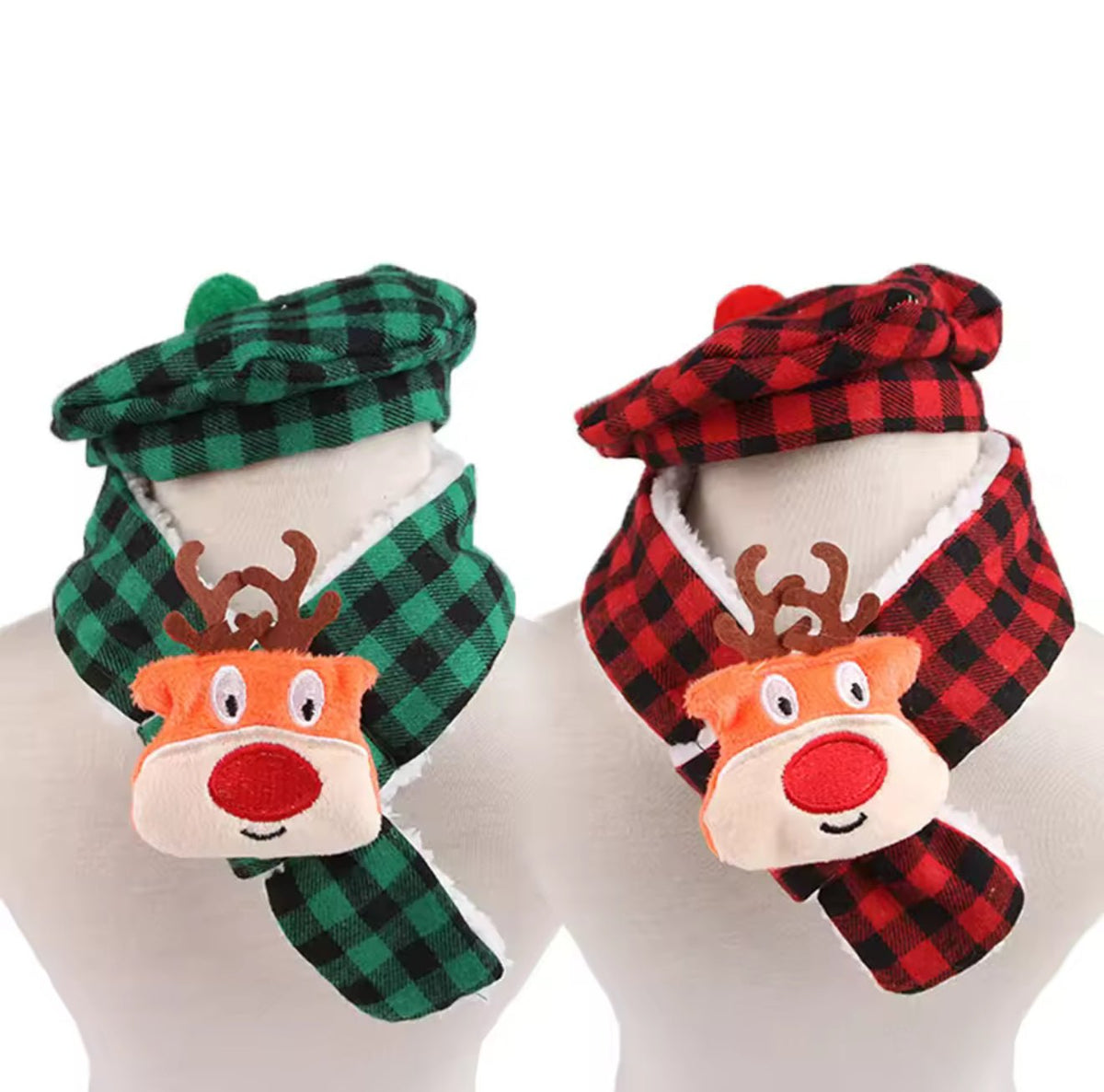 Festive Plaid Pet Set - Always Whiskered