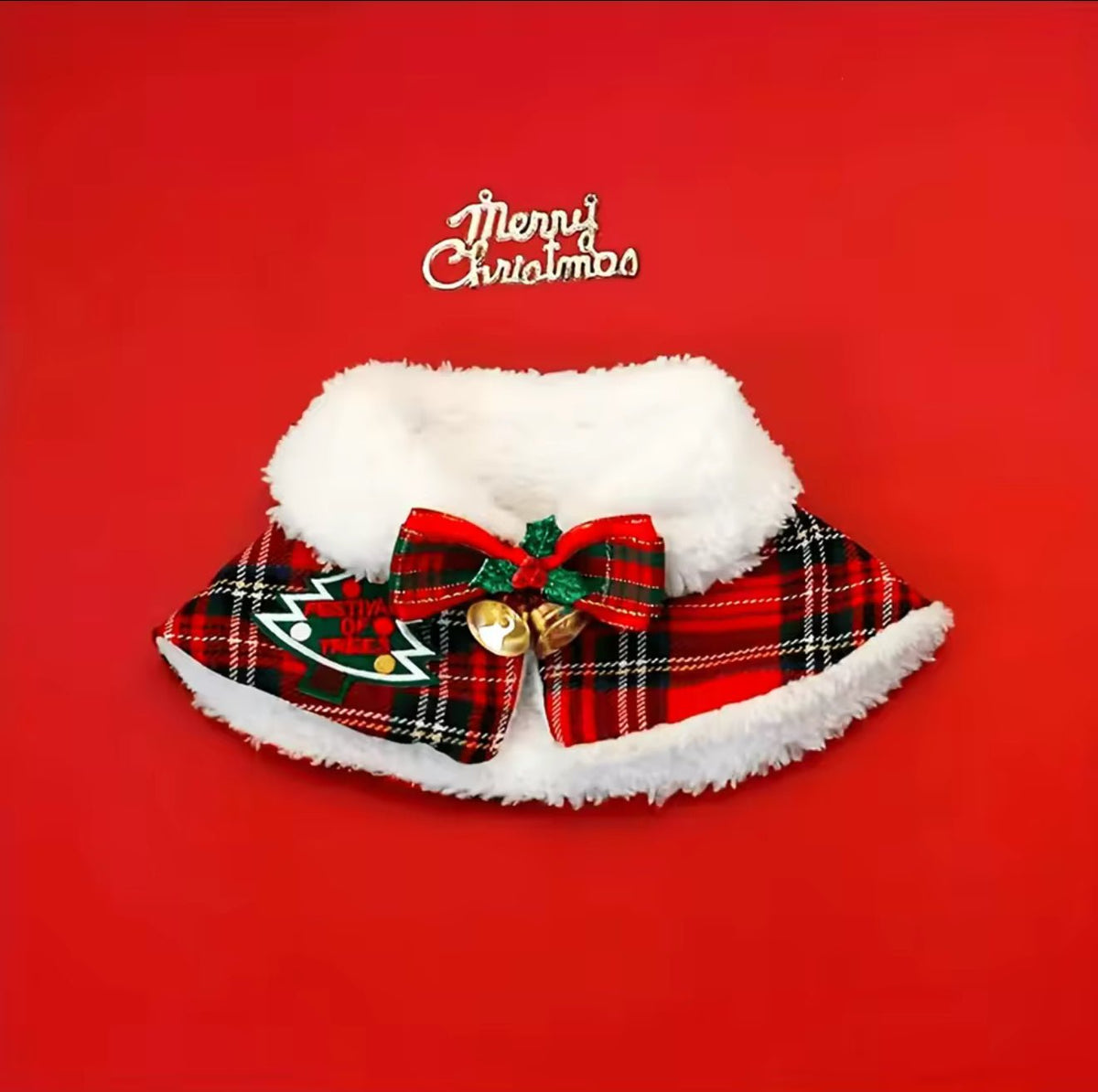 Festive Plaid Pet Set - Always Whiskered