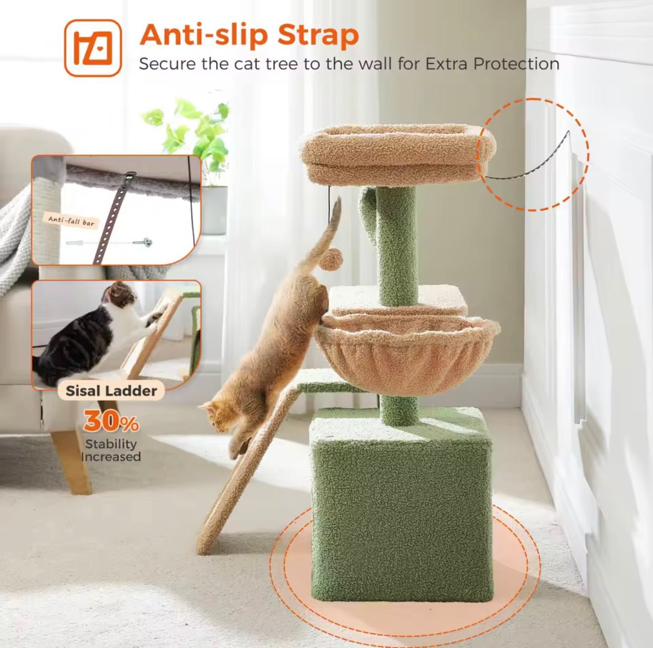 Flower Power Cat Tree - Always Whiskered