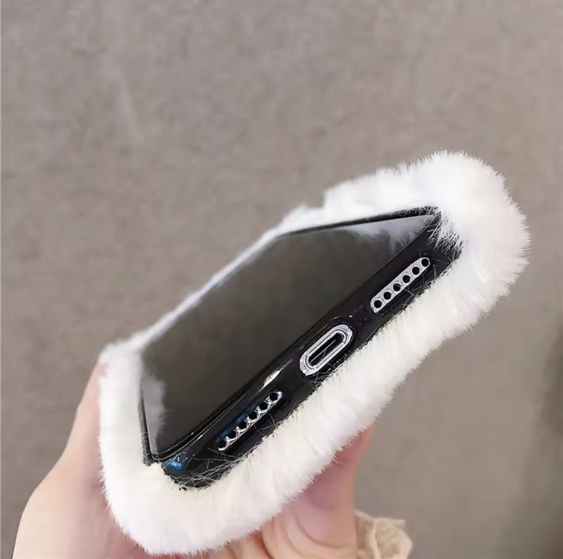 Fluffy Cat Black & White IPhone Cases Always Whiskered Fluffy Cat Black & White IPhone Cases Always Whiskered