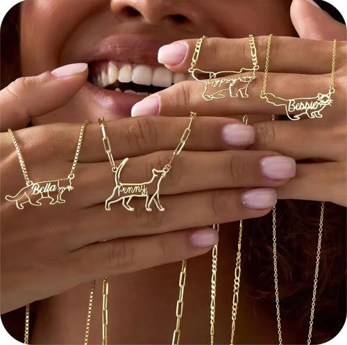 FurEver Yours Custom Necklace - Always Whiskered