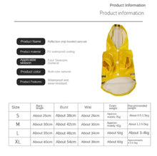 Georgie Yellow Raincoat - Always Whiskered