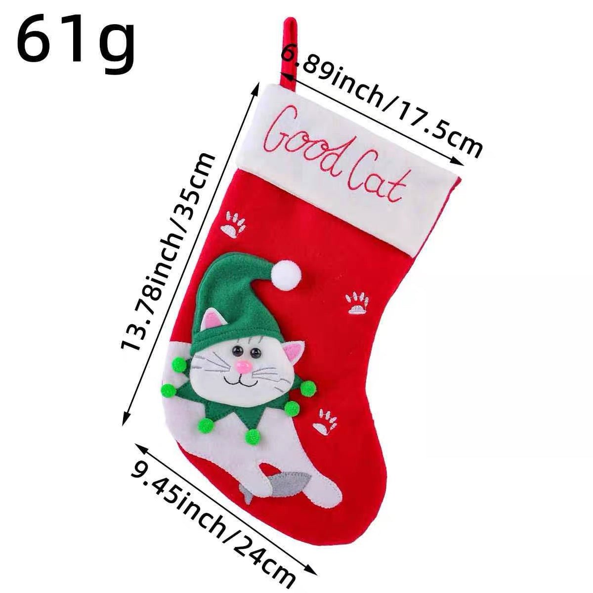 Good Kitty & Dog Christmas Stocking - Always Whiskered