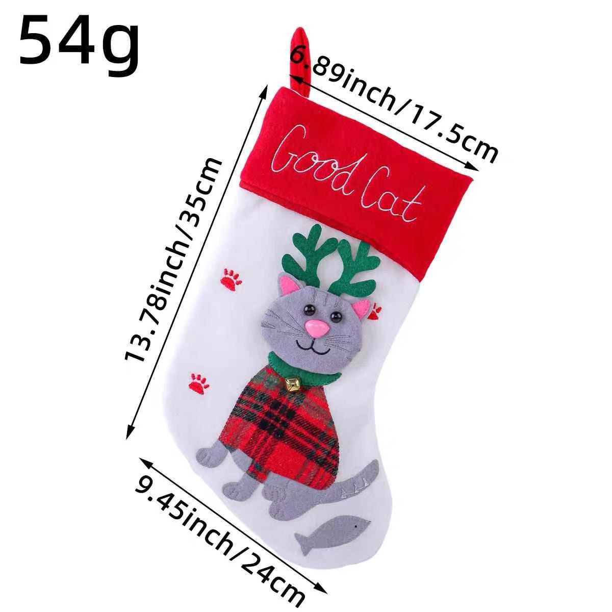 Good Kitty & Dog Christmas Stocking - Always Whiskered