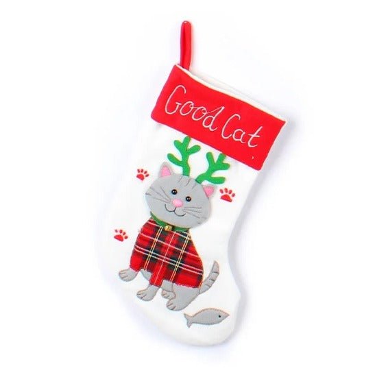 Good Kitty & Dog Christmas Stocking - Always Whiskered