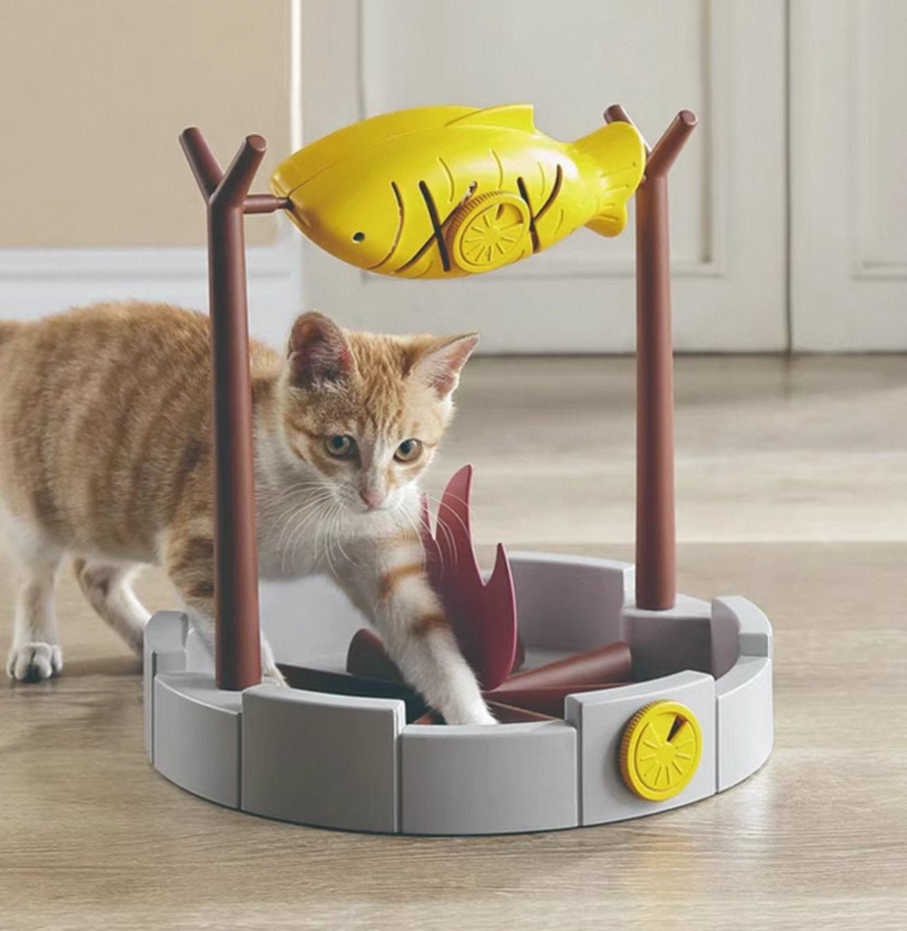 Grilled Fish Cat Treats Toy - Always Whiskered