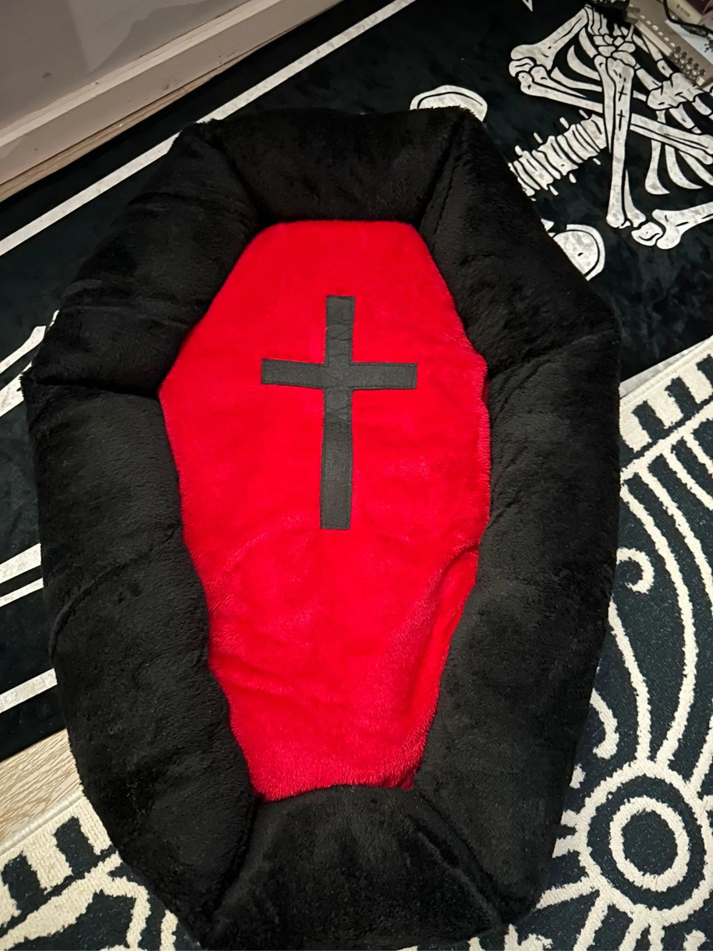 Halloween Casket Pet Bed - Always Whiskered