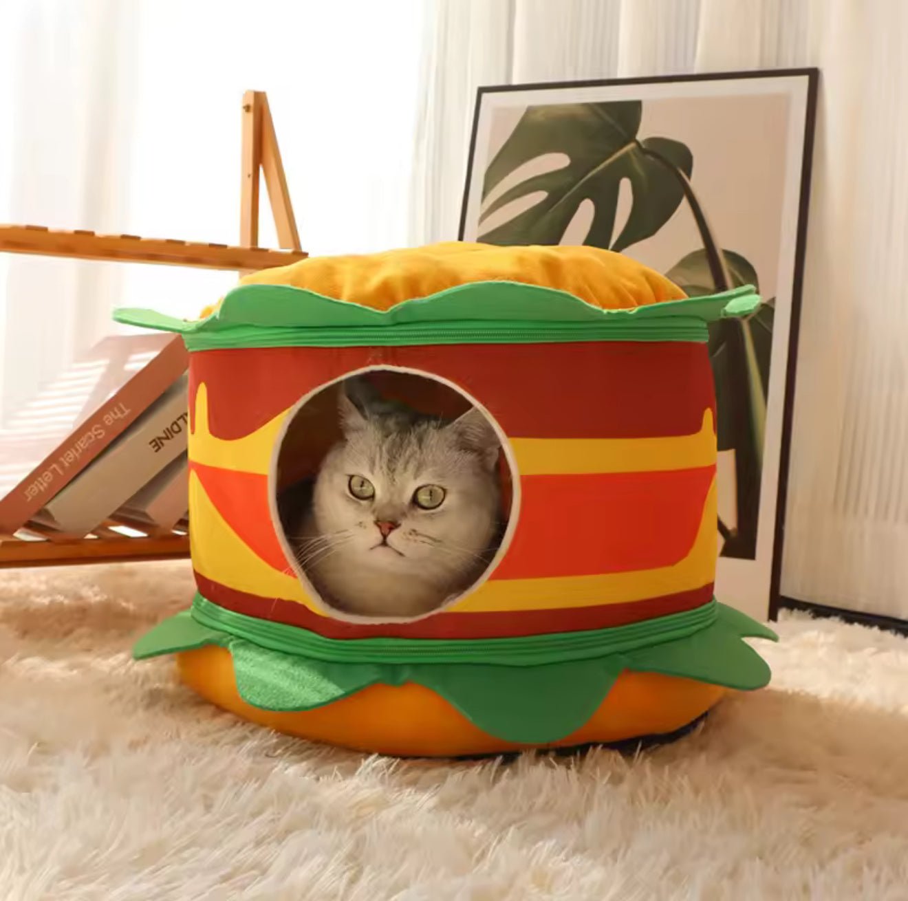 Hamburger & Fries Bed - Always Whiskered