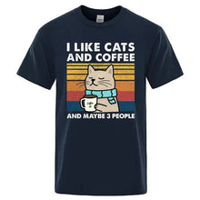 I Like Cats And Coffee Tee - Always Whiskered