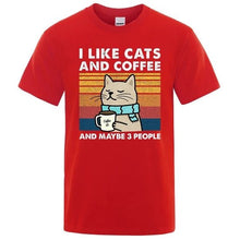 I Like Cats And Coffee Tee - Always Whiskered