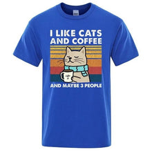 I Like Cats And Coffee Tee - Always Whiskered