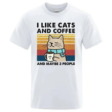 I Like Cats And Coffee Tee - Always Whiskered